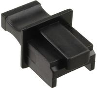 InLine® Protège-poussière, pour RJ45 prise femelle, noir pack de 100