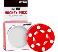 Inline Puck Pro I Construction À 6 Boutons I Idéal Pour Les Revêtements Lisses I Pour Toutes Les Températures I Hockey En Ligne Et De Rue I Rouge Unisexe,8 Cm