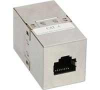 InLine® raccord de câble patch Cat.6, 2x RJ45 femelle, blindé