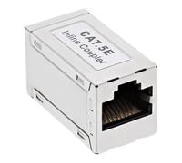 InLine® Raccord de câble patch métal Cat.5e, 2x RJ45 femelle, blindé
