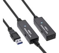 InLine Rallonge USB active USB 3.2 Gen.1 mâle USB-A vers USB-C femelle 15 m