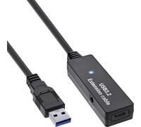 InLine® Rallonge active USB 3.2 Gen.1, USB-A mâle à USB-C femelle, 5m