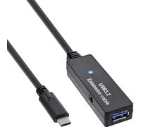 InLine® Rallonge active USB 3.2 Gen.1, USB-C mâle à USB-A femelle, 5m