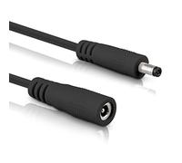 InLine® Rallonge CC mâle/femelle 4,0 x 1,7 mm AWG 18 Noir 1 m