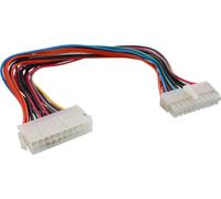 InLine® Rallonge d'alimentation interne, 20 broches mâle/femelle, bloc d'alimentation vers carte mère