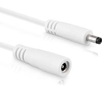 InLine® Rallonge DC, DC prise/prise femelle 3,5x1,35mm, AWG 18, blanc 0,5m