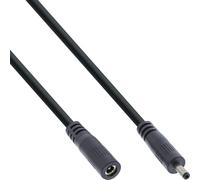 InLine® Rallonge DC, DC prise/prise femelle 3,5x1,35mm, AWG 18, noir 2m