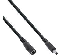 InLine® Rallonge DC, DC prise/prise femelle 4,0x1,7mm, AWG 18, noir 3m