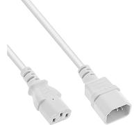 InLine Rallonge électrique C13 vers C14 Blanc 2 m