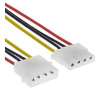 InLine - Rallonge de câble d'alimentation - alimentation interne 4 plots (M) pour alimentation interne 4 plots (F) - 1 m