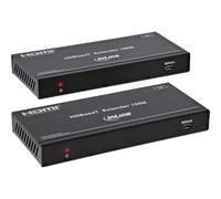 Inline Rallonge HDMI HDBaseT, 4K 60Hz, 150m, Boucle HDMI | HDMI sur Cat.5e/Cat.6 jusqu'à 150 m, 4K 60 Hz, HDBaseT, IR, RS232, HDMI Loop-Out, HDR