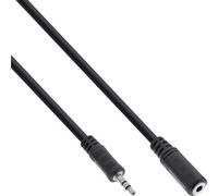 InLine® rallonge jack, 3,5mm jack mâle / femelle, stéréo, 3m