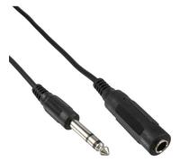 INLINE - Rallonge jack, 6,3mm jack mâle/fem. 5m