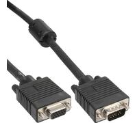 InLine® rallonge S-VGA, 15 broches HD prise / prise femelle, noir, 0,3m