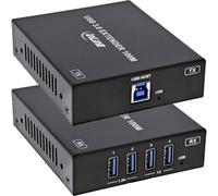 Inline Rallonge USB 3.2 Cat.6 100 m 5 Go/s PoC RS232
