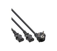 InLine - Répartiteur d'alimentation - power IEC 60320 C13 pour power CEE 7/7 (M) - 1.8 m - noir