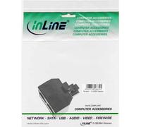 InLine® répartiteur RNIS, 1x RJ45 mâle à 2x RJ45 femelle, sans résistance terminale