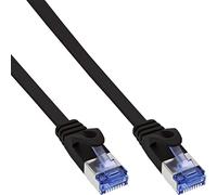 Câble de raccordement plat, U / FTP, Cat.6A, noir, 7m