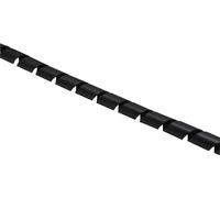 InLine® ruban spiralé 10m, noir, 10mm