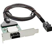 InLine® SAS HD LP PCI slotblech avec câble, ext. SFF-8088 sur int. SFF-8643, 0,75m