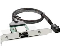 InLine® SAS HD Slotb. PCI+50p cent, avec câble, ext. SFF-8088/int. SFF-8643, 0,5m