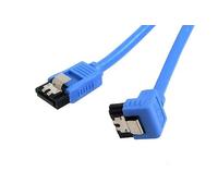 InLine® SATA Adaptateur 50cm Coudé, avec Verrou de sécurité - Bleu