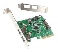 schnittstellenkarte 2x usb 3.1 - typ a - inkl. lp