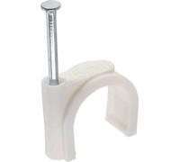 InLine® serre-câbles 10mm rond, blanc, 100 pièces
