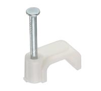 InLine® serre-câbles 8mm carré, blanc, 100 pièces
