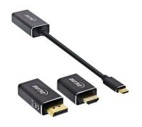 InLine Set 6-in-1 - Kit d'adaptateur vidéo / audio - noir - support 4K