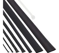 InLine® set de gaines thermorétractables / set de gaines pour câbles, noir
