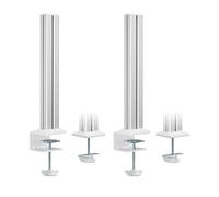 InLine® Slatwall Lot de 2 colonnes de Fixation en Aluminium pour Panneau de Support de Table