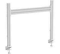 InLine® Slatwall support de table, panneau aluminium 1m incl. 2 supports 0,86m