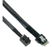 InLine® Slim SAS Cable, SFF-8654 4i zu Mini SAS HD SFF-8643, 24Gb/s, 0.5m