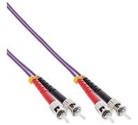 InLine St/St, 7.5 m câble de Fibre Optique 7,5 m 2X St OM4 Violet