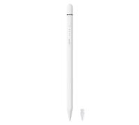 InLine Stylet 55468W pour Apple iPad 2018-2025, Pencil 2ème génération, Reconnaissance d'inclinaison et de Paume, Batterie USB-C, pour Apple iPad 2025/Air 11"/Air 13" Blanc