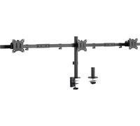 InLine® support de table, pour 3x écran LCD/LED jusqu'à 81cm (32"), max. 7kg