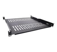 InLine Tablette 19", 450 mm, 50 kg, 1U, RAL 9005 Noir, 19114E