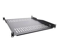 InLine Tablette 19" - 550 mm - 50 kg - 1U - RAL 9005 - Noir - 19114G