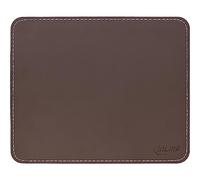 InLine® Tapis de Souris Haut de Gamme en Cuir synthétique Marron, 255 x 220 x 3 mm