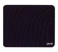 InLine® 55450 Tapis de souris recyclé, noir, 230x190x2,5mm