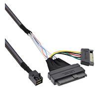 InLine U.2 Câble d'alimentation SSD avec U.2 SFF-8639 vers SFF-8643 0,75M Noir