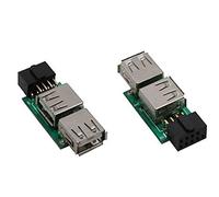 InLine USB 2.0 Adapter - 2X Buchse A Auf Pfostenanschluss 1 pièce