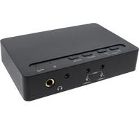 InLine® USB 2.0 SoundBox 7.1, 48KHz / 16-bit, avec Toslink Digital IN / OUT
