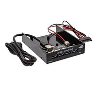 InLine® USB 3.0 Hub, 4x pour la baie 8,89cm (3,5"), noir