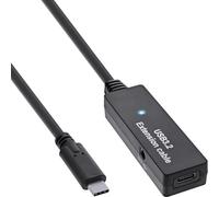 InLine USB 3.2 Gen.1 AKTIV-Verlängerung USB-C Stecker an Buchse 5m - Cable - Digital