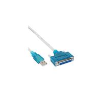 InLine - Câble d'imprimante - USB (M) pour DB-25 (F) - 1.8 m