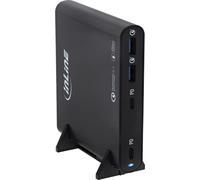 InLine® USB bloc d'alimentation, GaN chargeur, 4 ports, 2x USB-C + 2x USB-A, 120W, noir