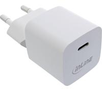 InLine® USB bloc d'alimentation, GaN chargeur Single USB-C, 33W, blanc