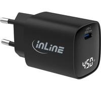 InLine® USB PD bloc d'alimentation, GaN chargeur, 1-port, USB-C, 45W, avec écran